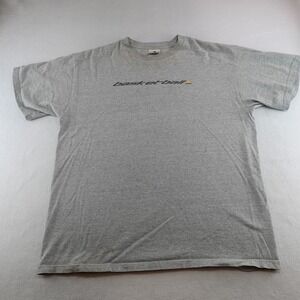 Adidas Shirt Mens XL Gray Basketball Logo Graphic Y2K 00s Flaws